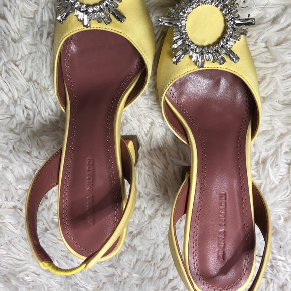NEW Amina Muaddi Begum Slingback heels - Picture 7 of 11